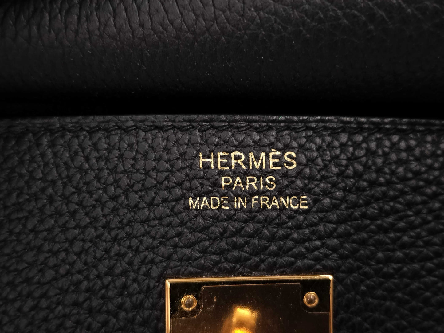 HERMES Birkin 40 Togo C Stamp with Yacht Padlock and Twilly Handbag