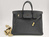 HERMES Birkin 40 Togo C Stamp with Yacht Padlock and Twilly Handbag