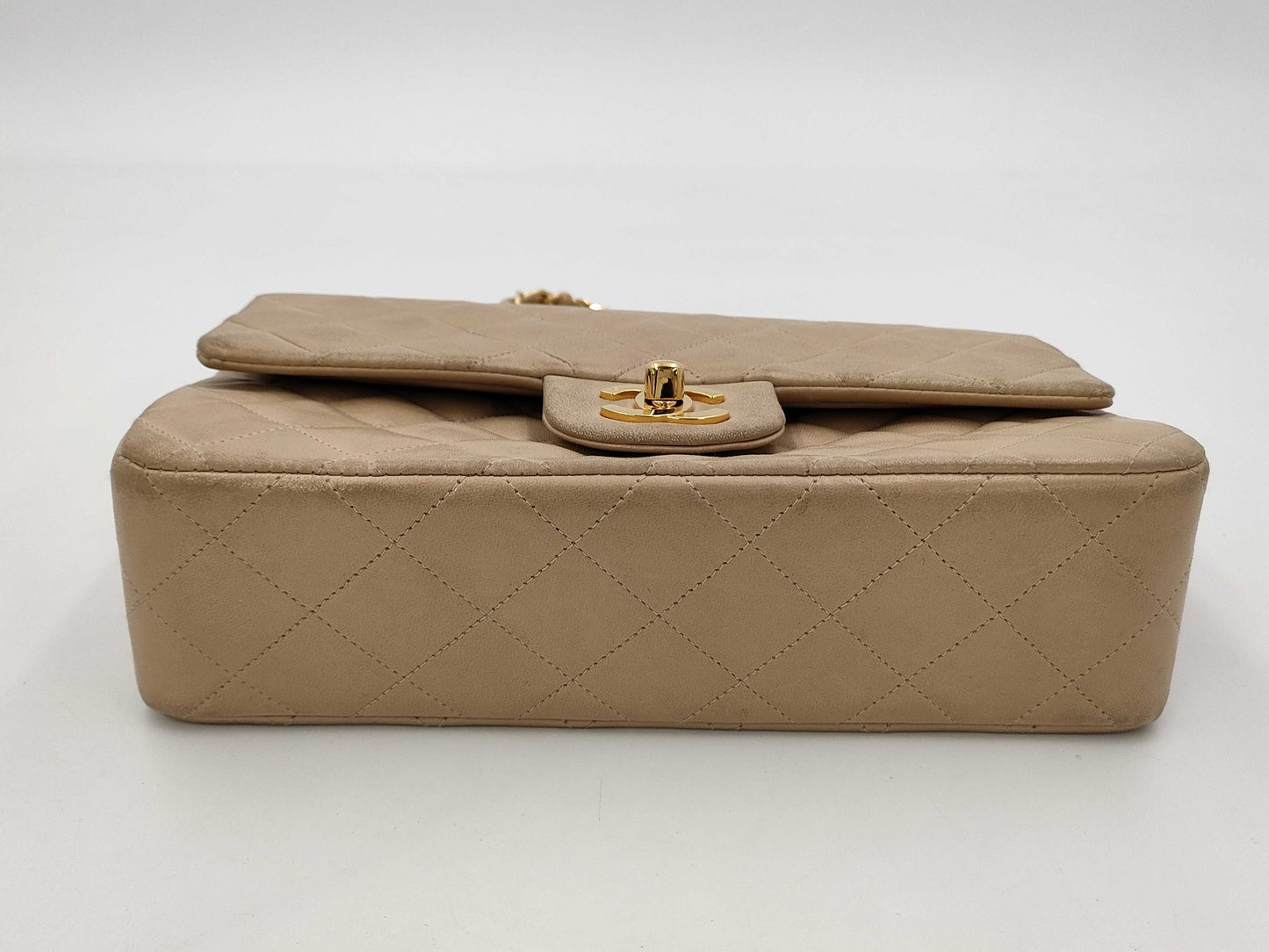 CHANEL Matelasse 23 Double Double Beige Shoulder Bag 2412146