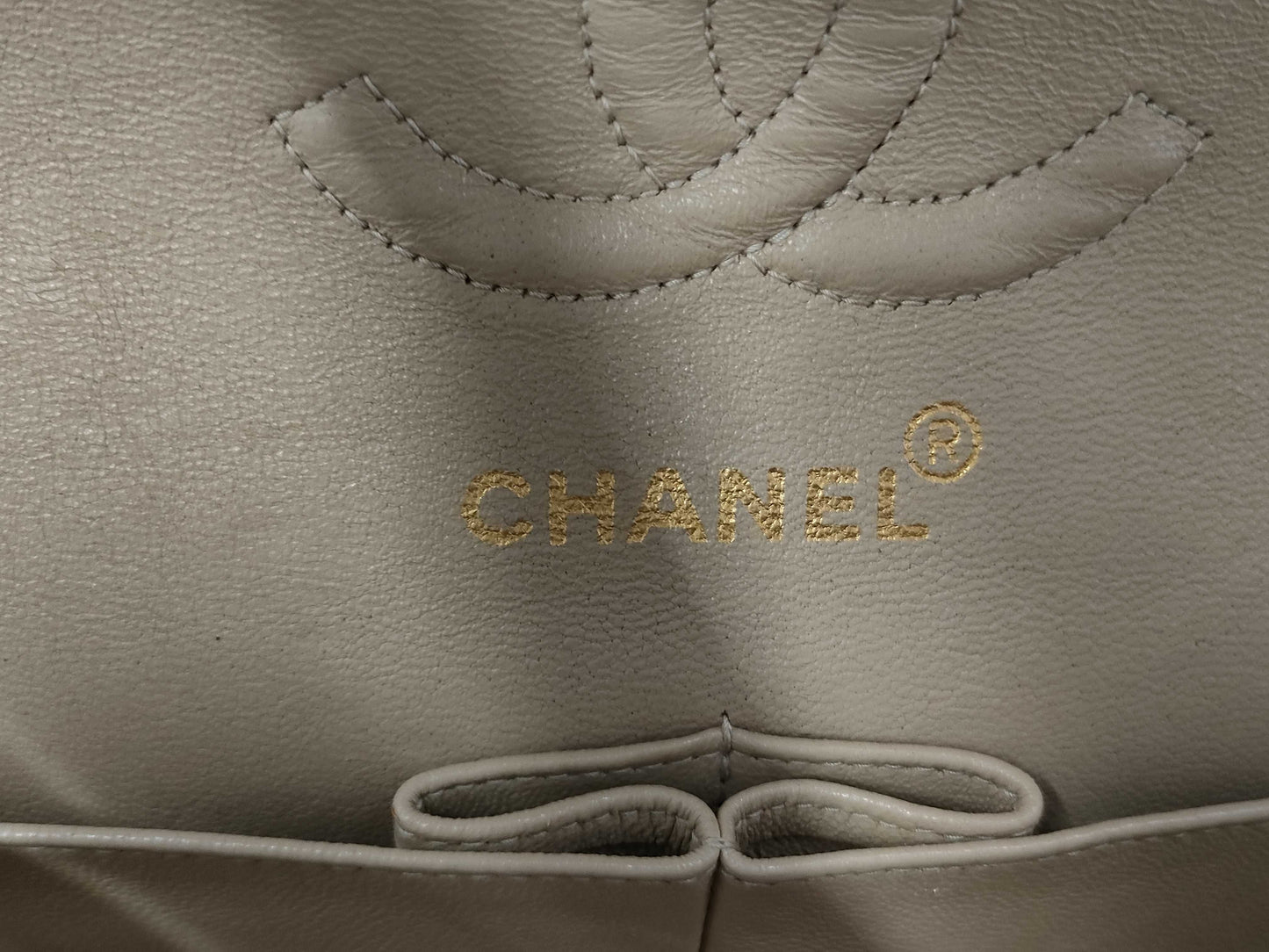 CHANEL Matelasse 23 Double Double Beige Shoulder Bag 2412146