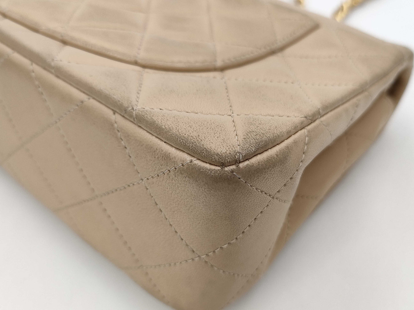 CHANEL Matelasse 23 Double Double Beige Shoulder Bag 2412146
