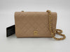 CHANEL Mini Matelasse Full Flap Beige Shoulder Bag 1886145