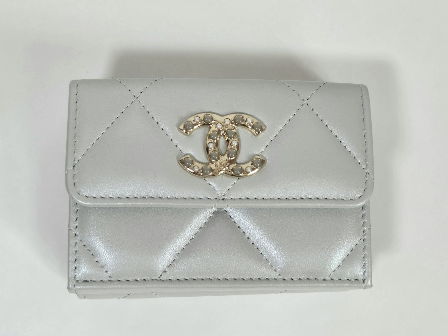 CHANEL CHANEL Small Flap Wallet Matelasse Tri-fold Wallet