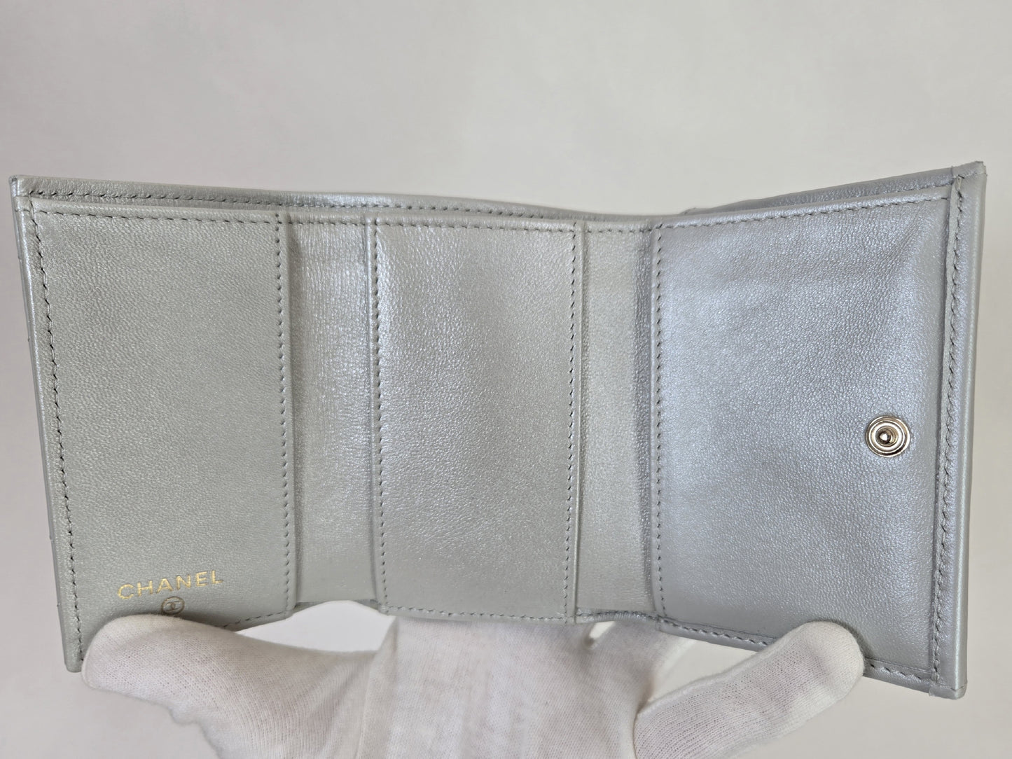 CHANEL CHANEL Small Flap Wallet Matelasse Tri-fold Wallet