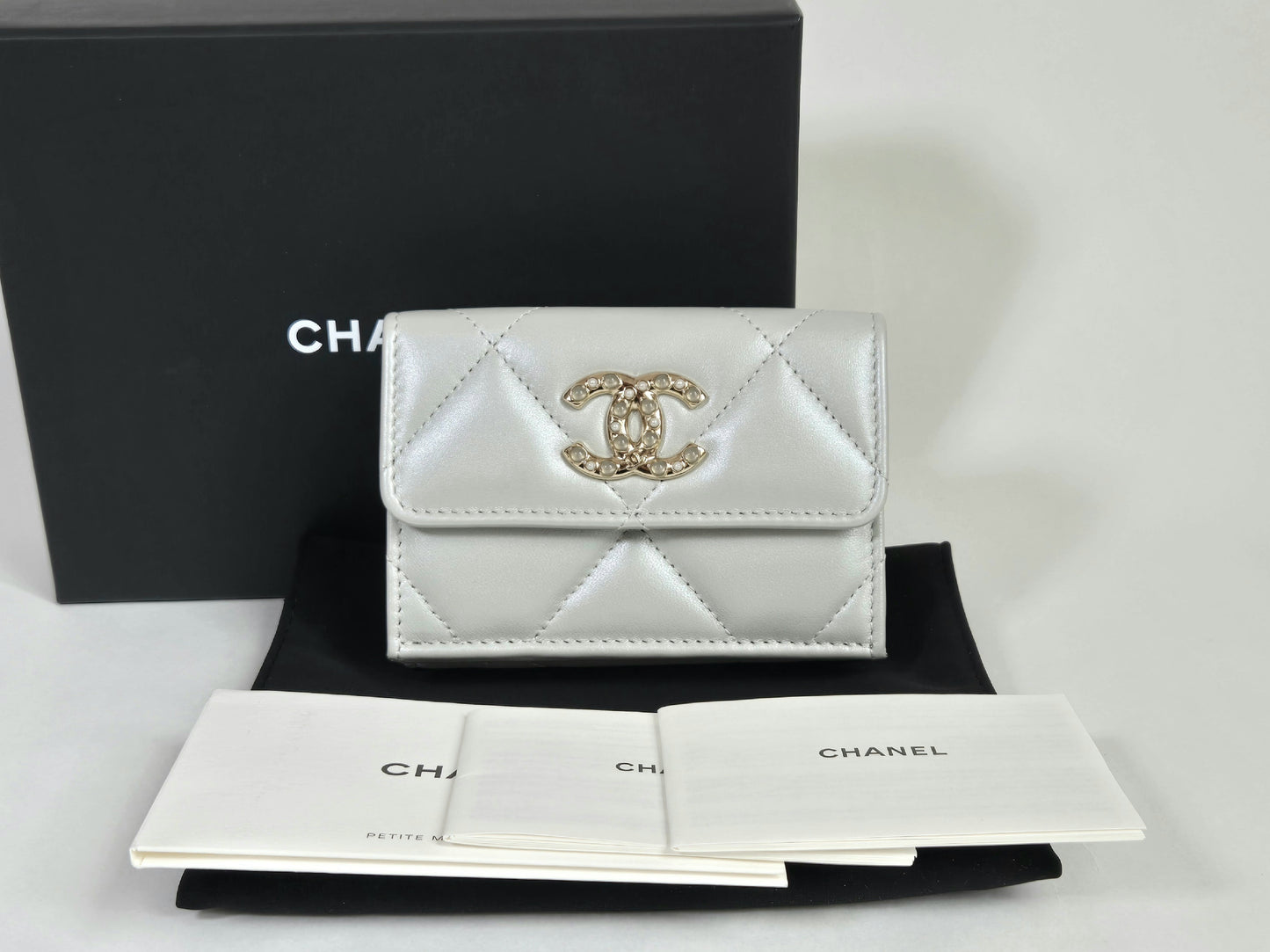 CHANEL CHANEL Small Flap Wallet Matelasse Tri-fold Wallet