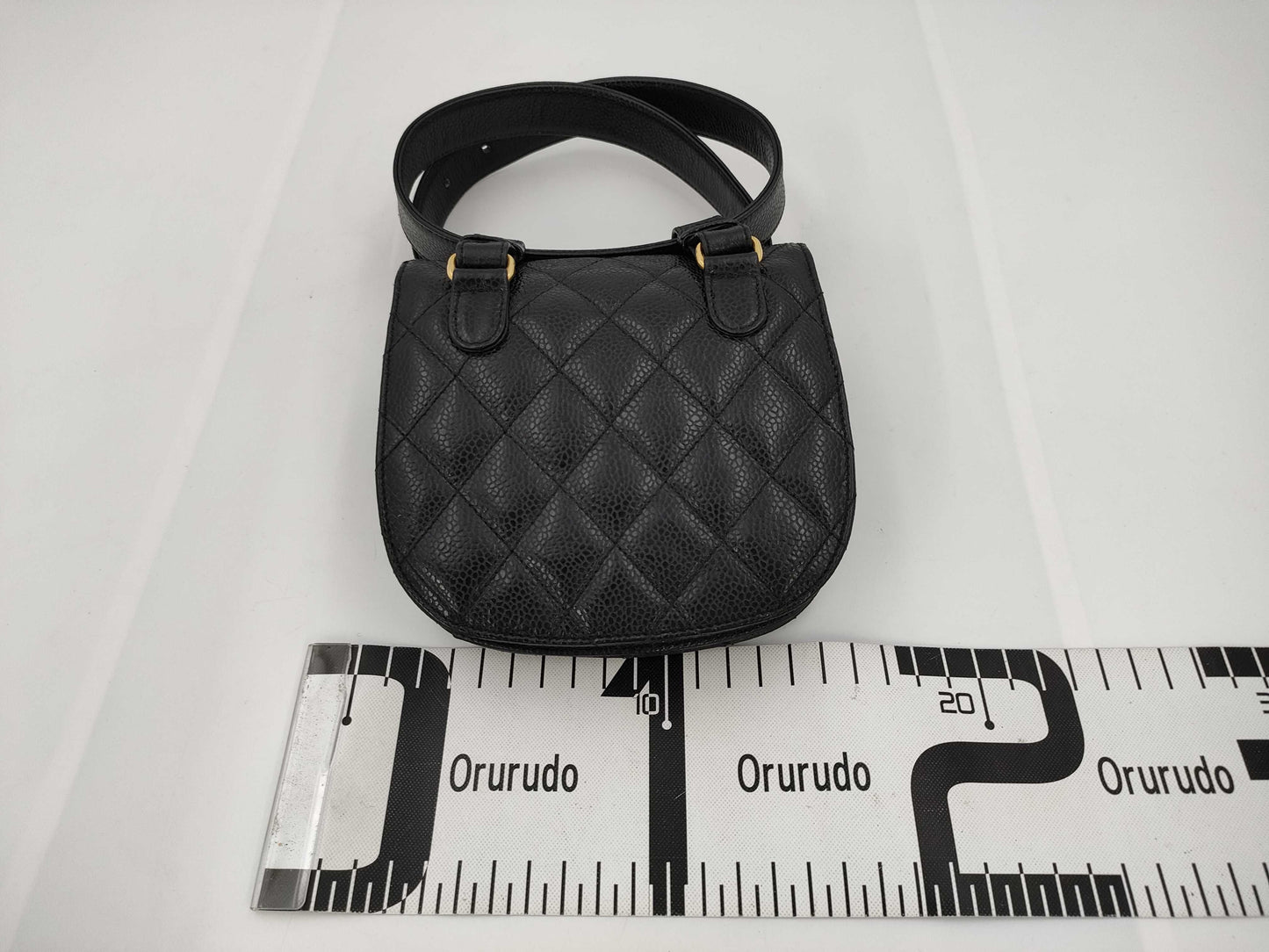 CHANEL Coco Mark Matelasse Waist Bag Seal Guarantee Waist Bag