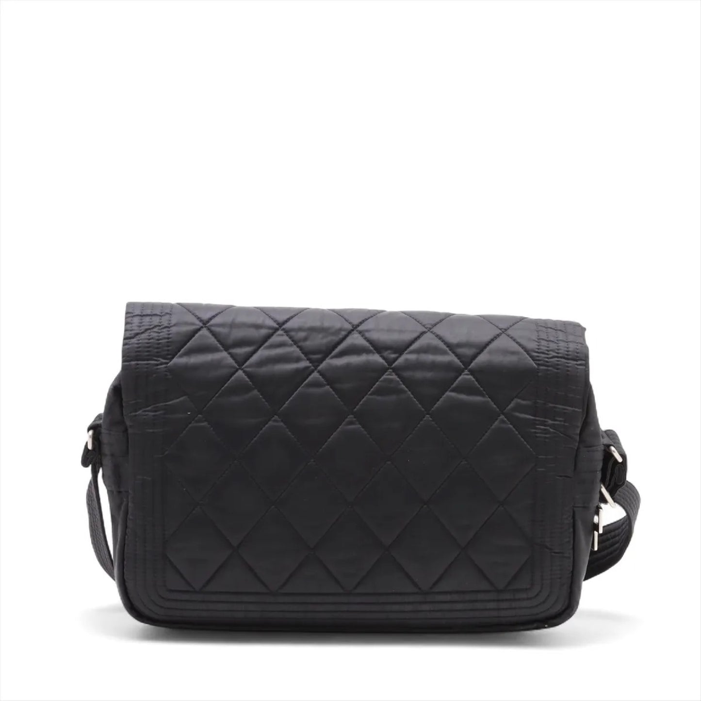 CHANEL Sport Line Messenger Bag with Coco Mark Quilted Nylon. 10328801 Shoulder Bag