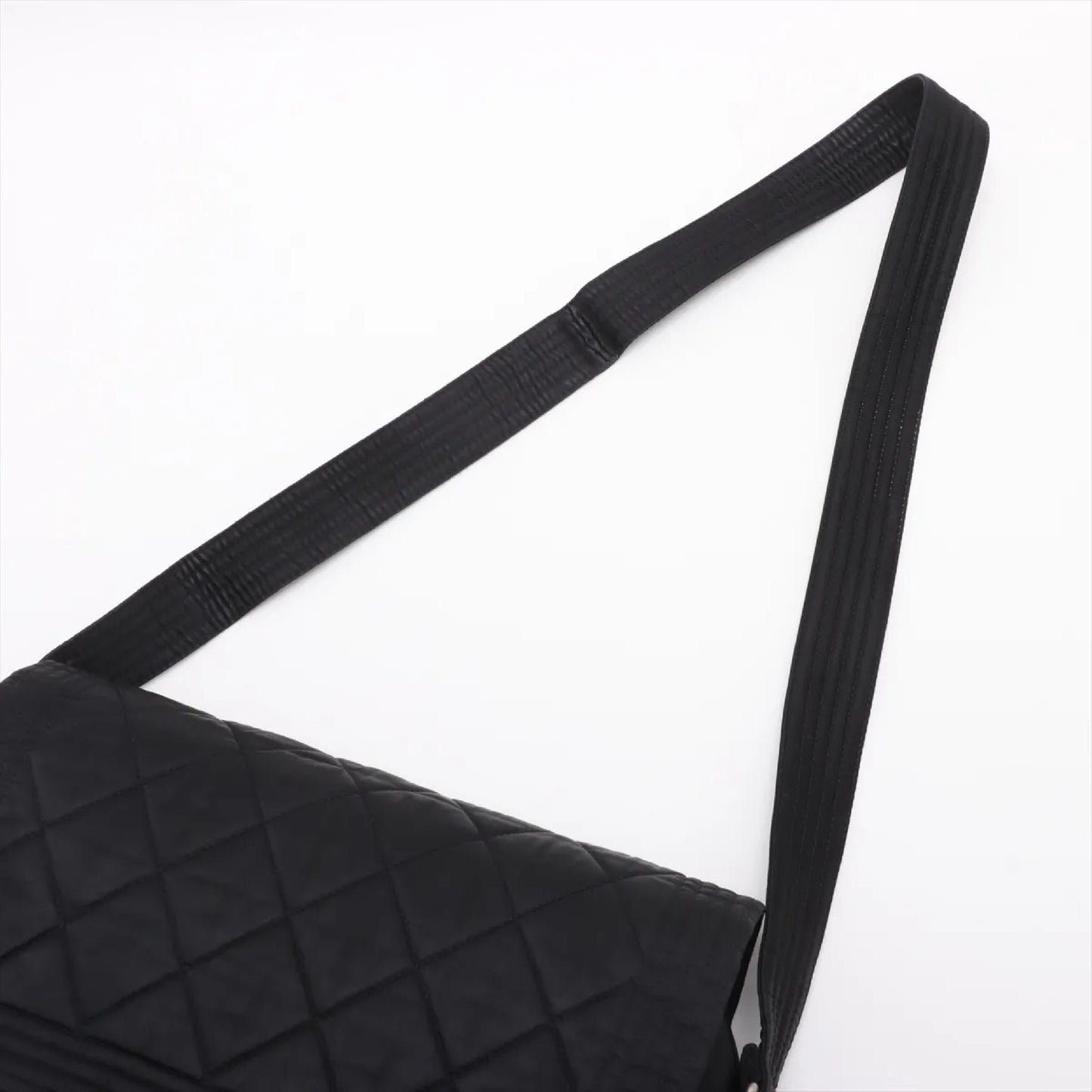 CHANEL Sport Line Messenger Bag with Coco Mark Quilted Nylon. 10328801 Shoulder Bag