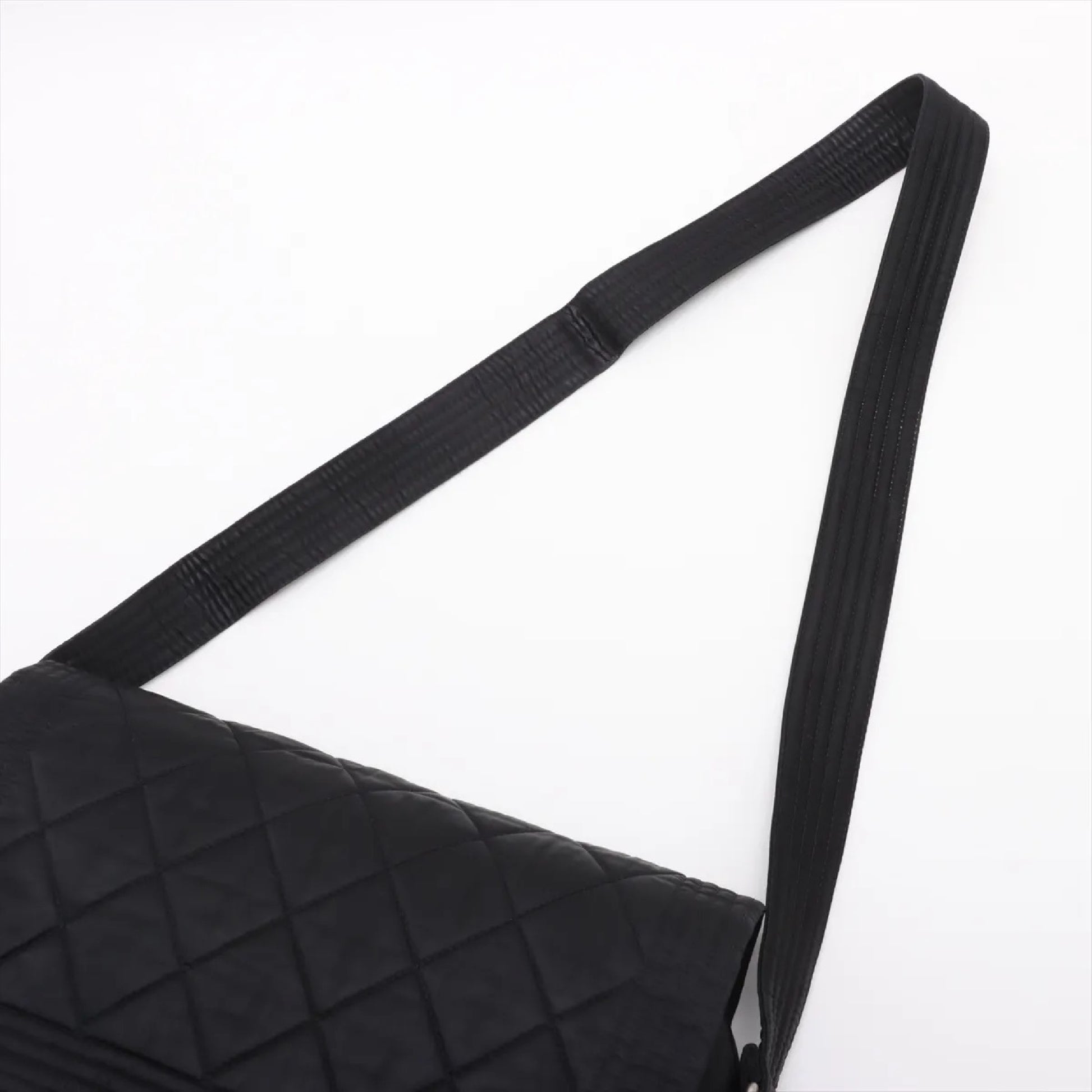 CHANEL Sport Line Messenger Bag with Coco Mark Quilted Nylon. 10328801 Shoulder Bag