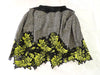 LOUIS VUITTON Nylon Patchwork Embroidered Floral Skirt