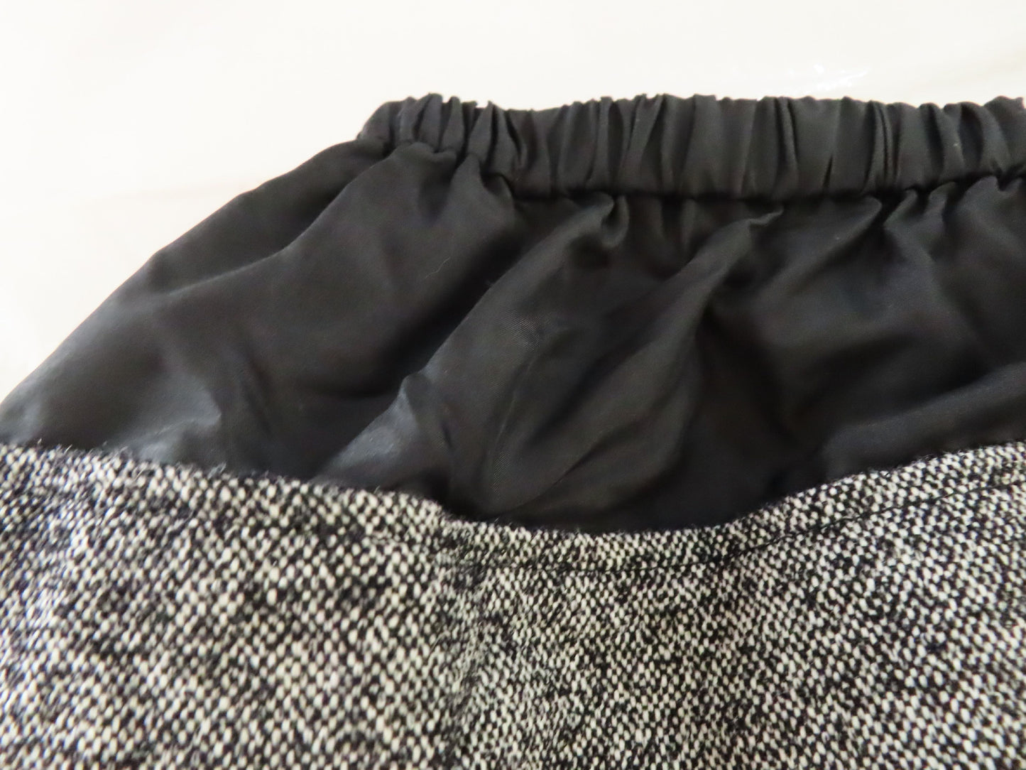 LOUIS VUITTON Nylon Patchwork Embroidered Floral Skirt