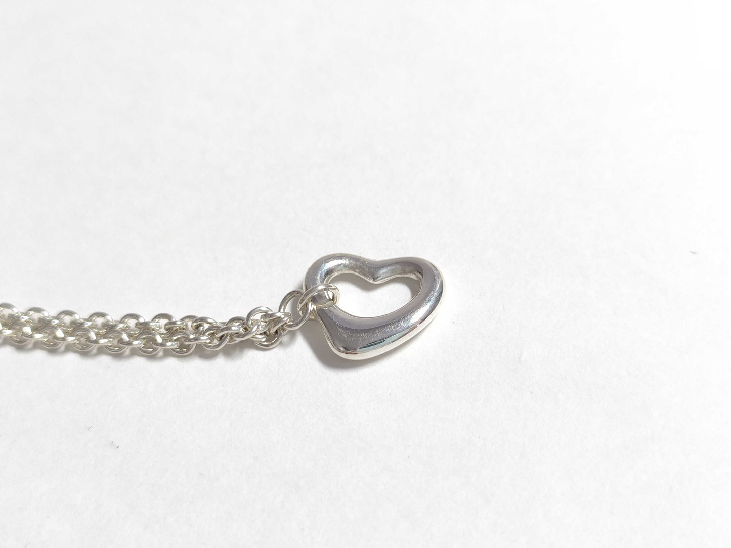 Tiffany & Co. Open Heart Tiffany Bracelet, Elsa Peretti, Ag925 Bracelet/Bangle