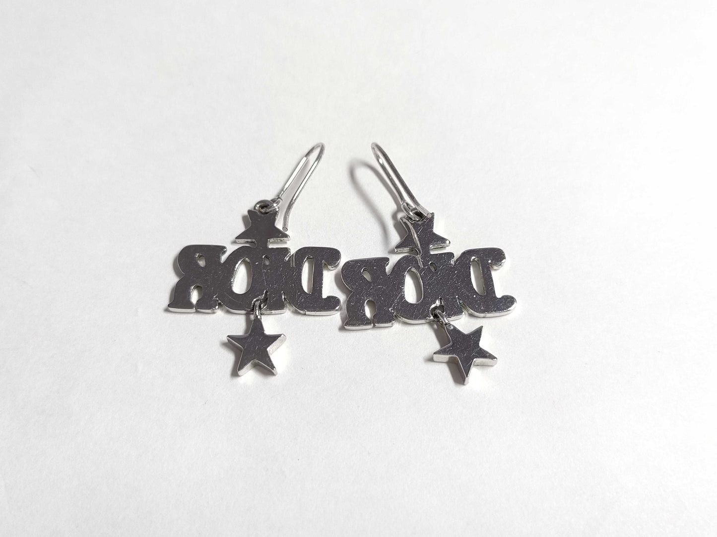 Dior W2 Dior Silver Earrings