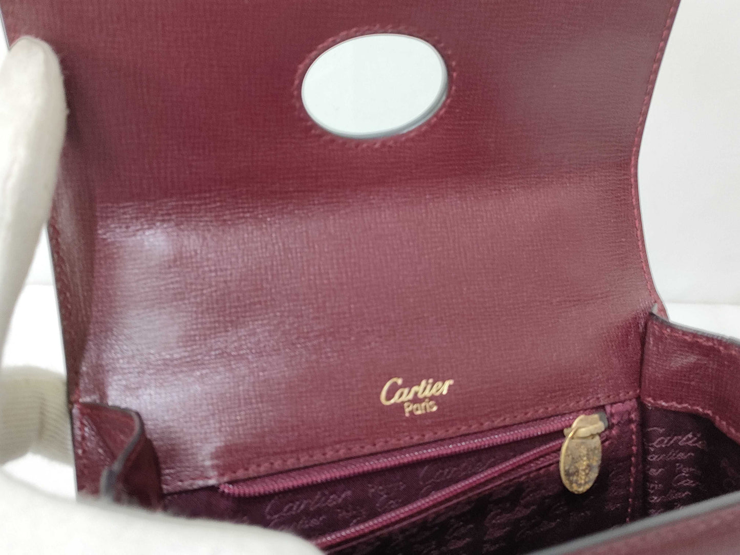 Cartier Bordeaux Mini Hand Card Handbag