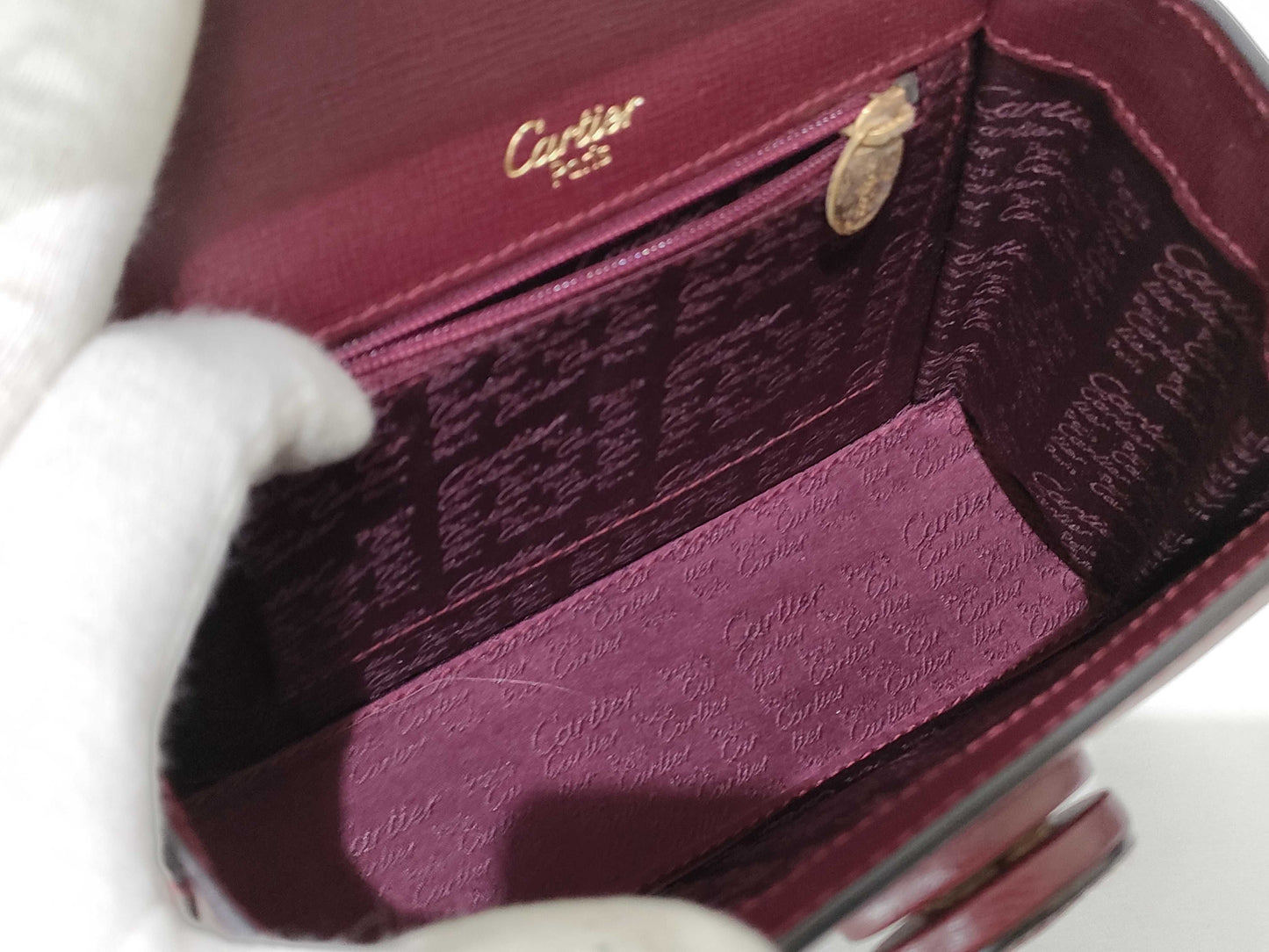 Cartier Bordeaux Mini Hand Card Handbag
