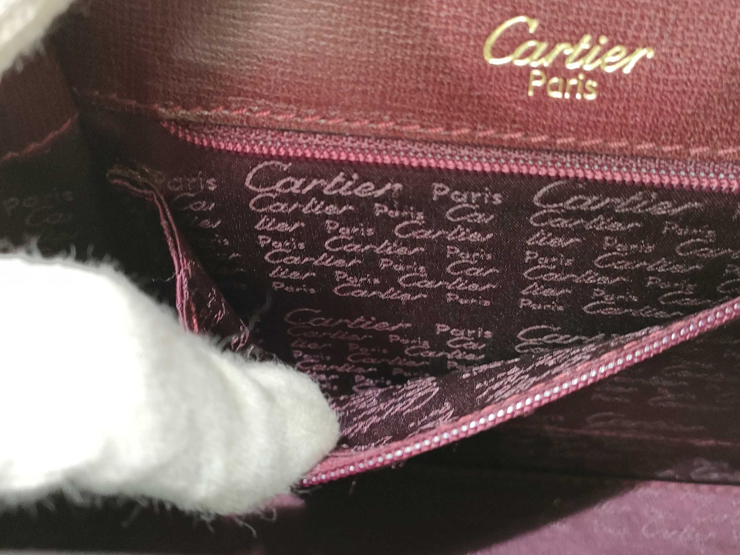 Cartier Bordeaux Mini Hand Card Handbag