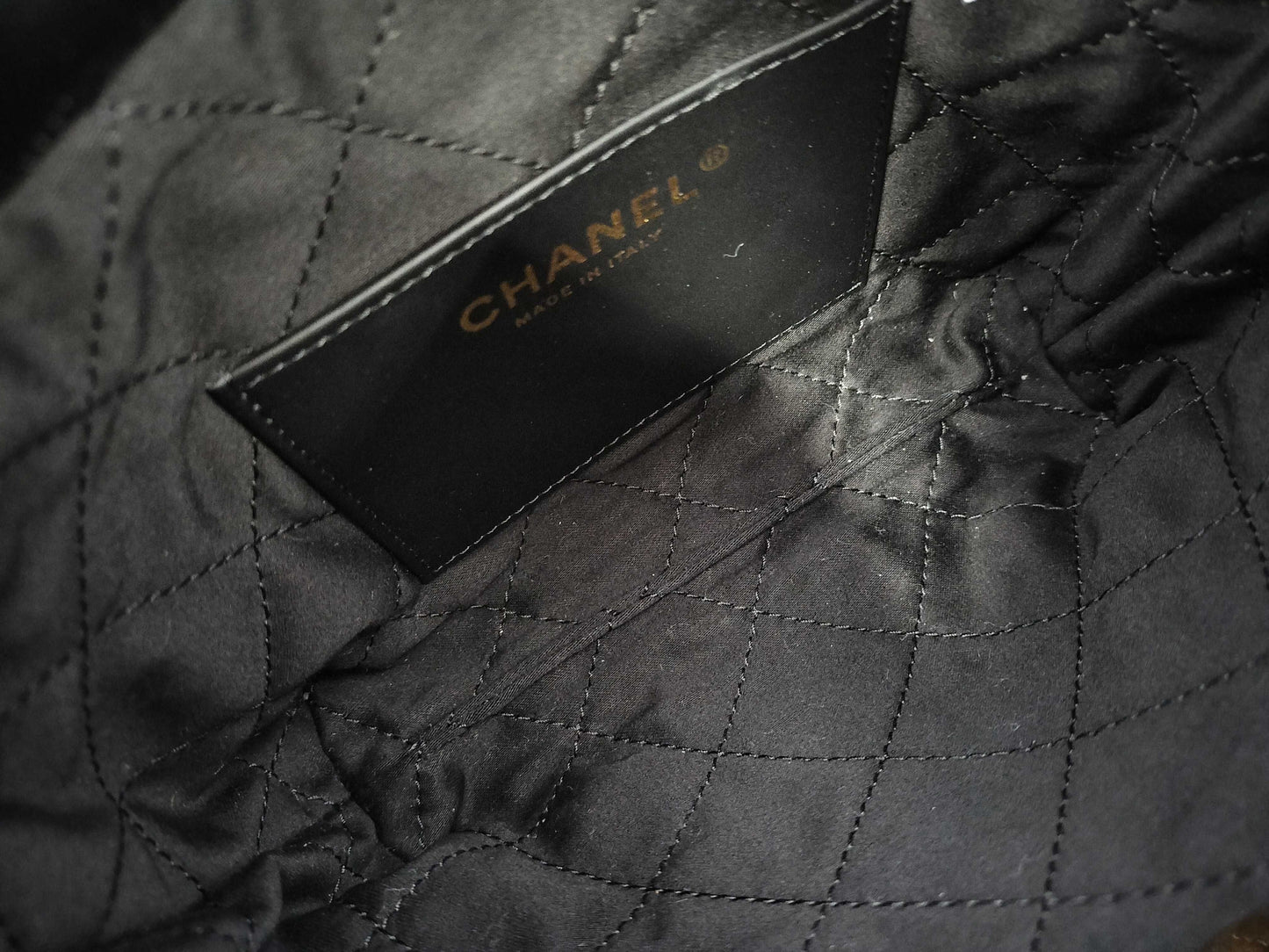 CHANEL Lamb Shiny Calfskin 22 Shoulder Bag, Unused