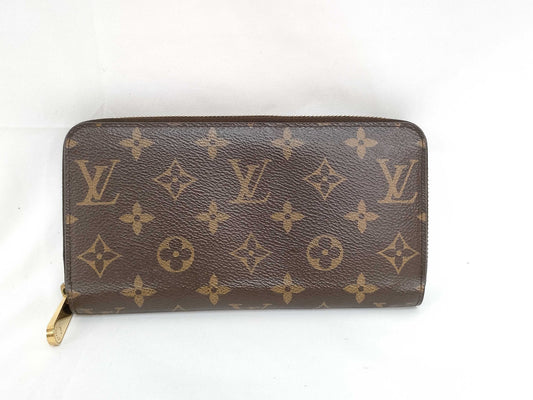 LOUIS VUITTON Monogram Louis Vuitton Mono Zippy Fuchsia G Hardware LM3129 Wallet