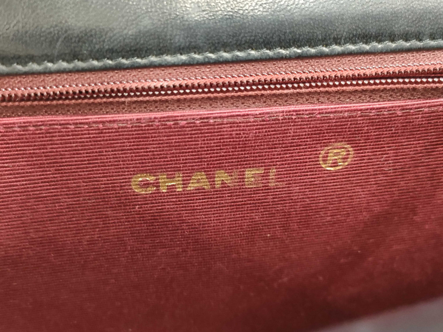 CHANEL Matelasse Lambskin Double Flap Chain Shoulder Bag