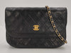 CHANEL Matelasse Lambskin Double Flap Chain Shoulder Bag