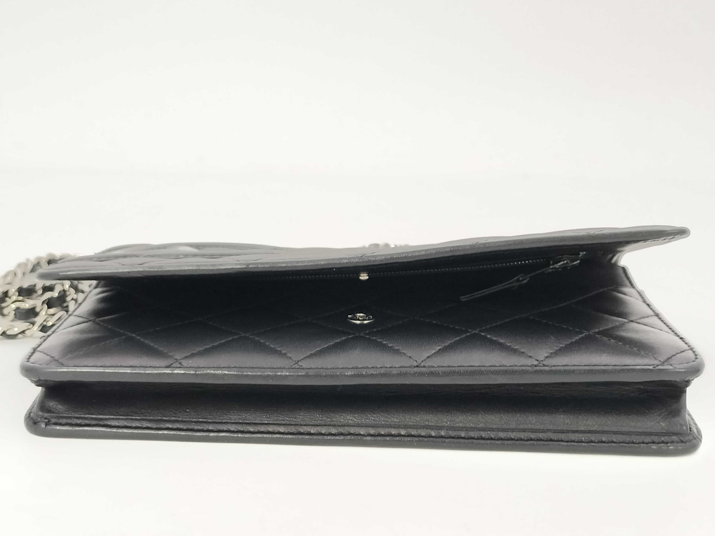 CHANEL Cambon Lamb Matelasse Chain Wallet, 15th Series, with Seal, Shoulder Bag