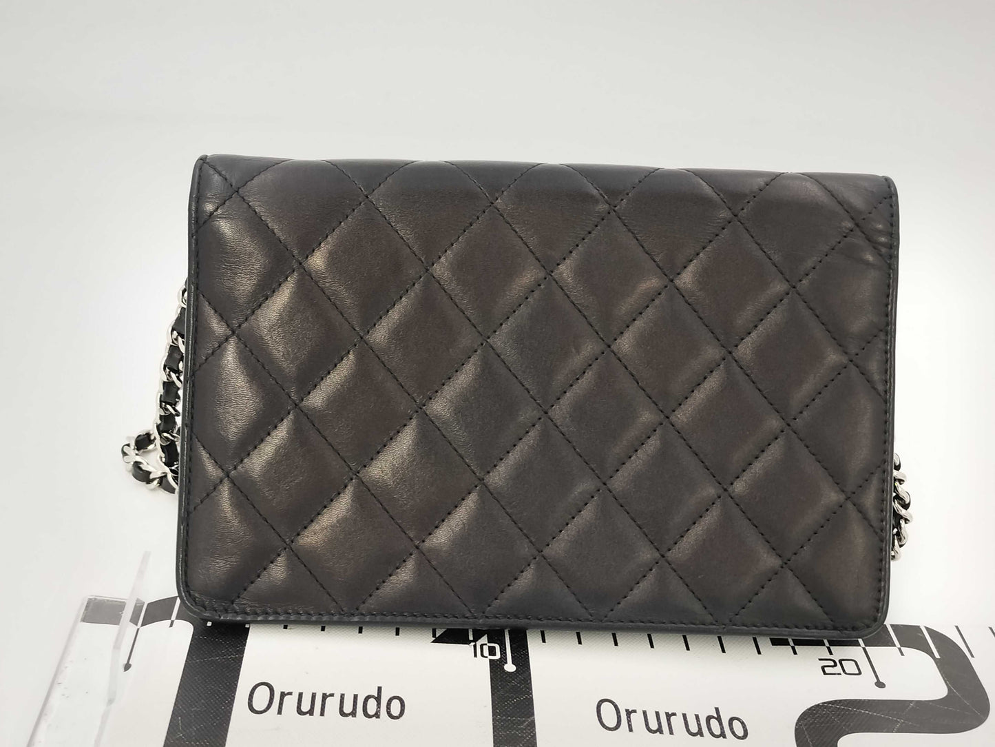 CHANEL Cambon Lamb Matelasse Chain Wallet, 15th Series, with Seal, Shoulder Bag