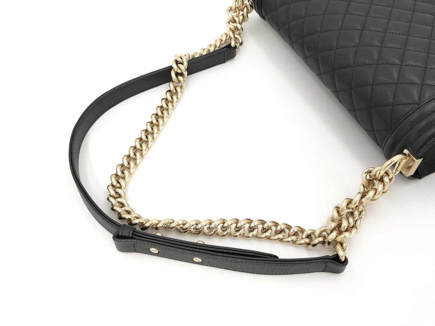 CHANEL Matelasse Boy Chanel Chain Shoulder Bag