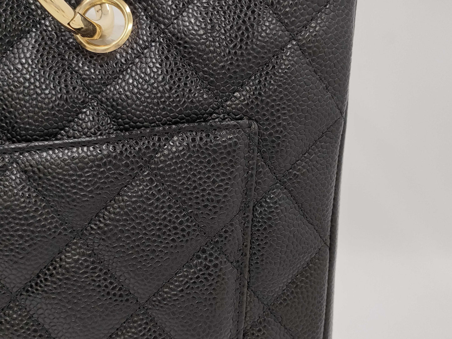 CHANEL Matelasse GST Chain Tote, Unused, Stored, Caviar Skin, Box, Bag, Card, and Sticker Included
