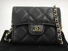 CHANEL CHANEL Matelasse Caviar Leather Chain Wallet, No. 28, with bag and sticker, Shoulder Bag