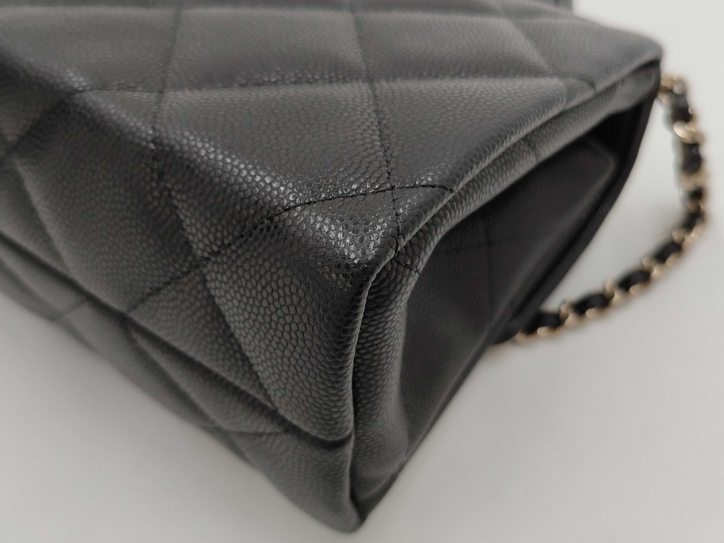CHANEL CHANEL Top Handle/Matelasse AP4568 Grained Calfskin Shoulder Bag
