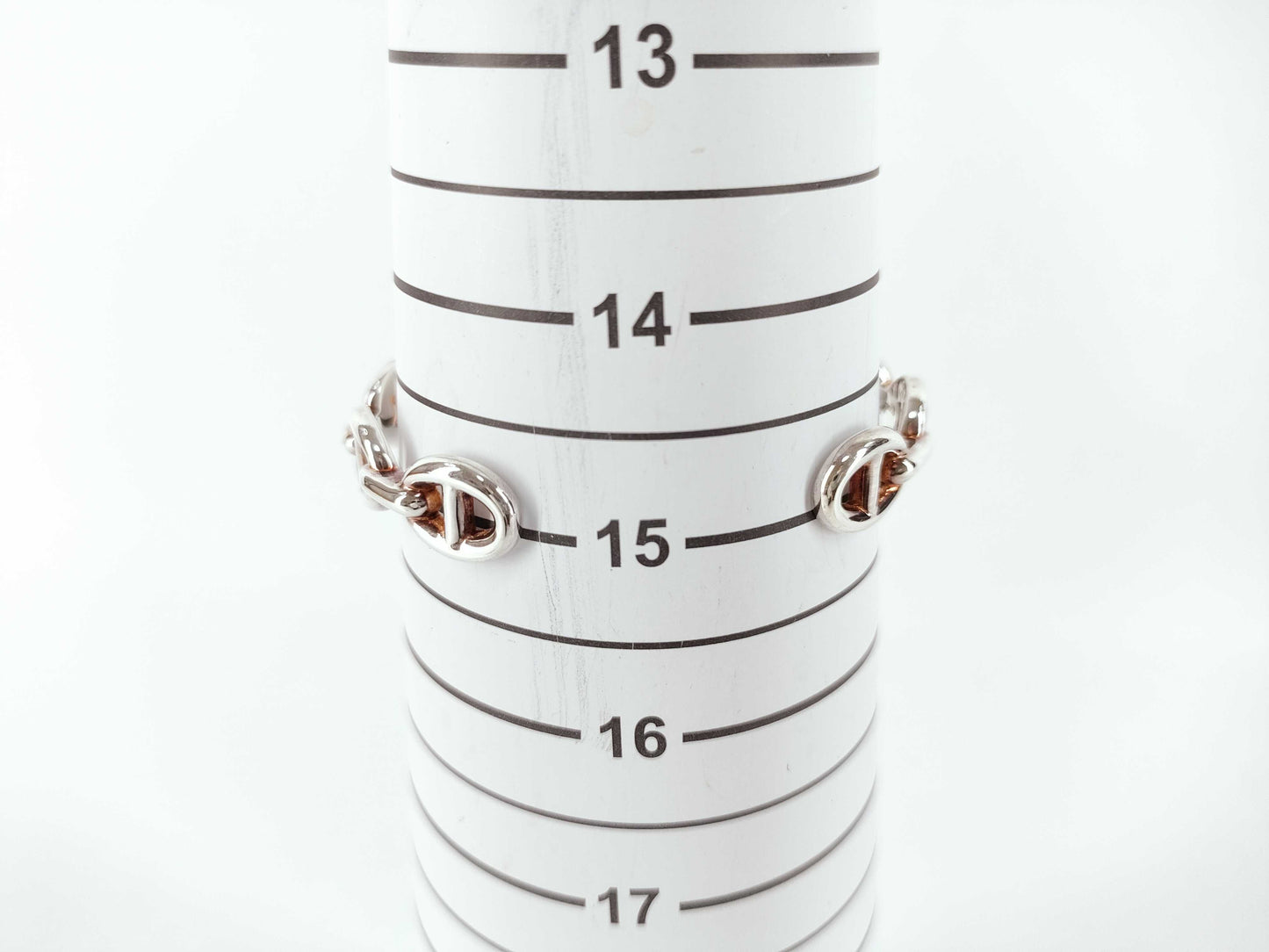 HERMES HERMES Chaine d'Ancre Anchaîne Silver Bracelet/Bangle