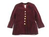 CELINE No-collar Single-Breasted Jacket Corduroy Red Jacket