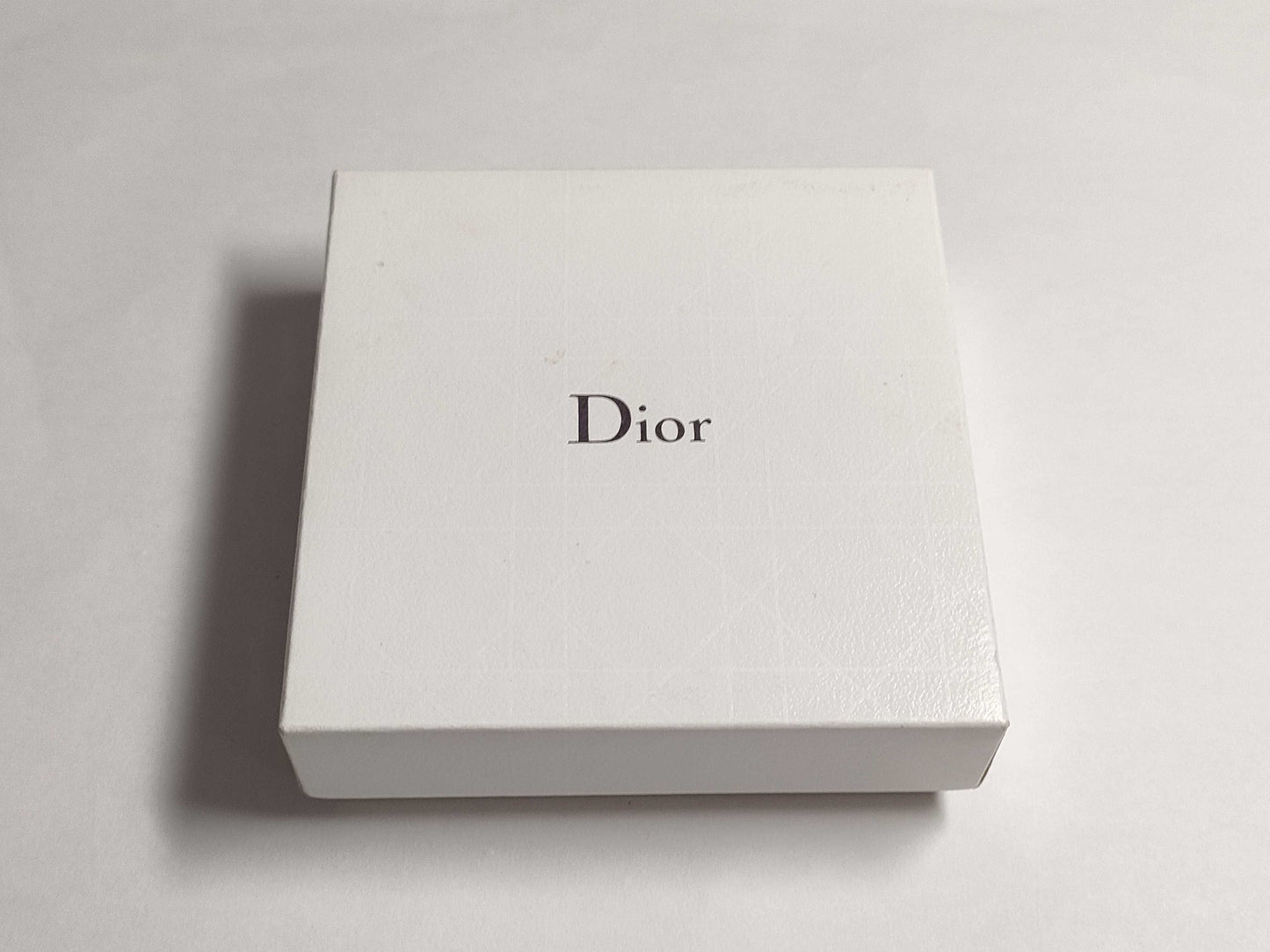 Dior Logo Crystal Silver Earrings