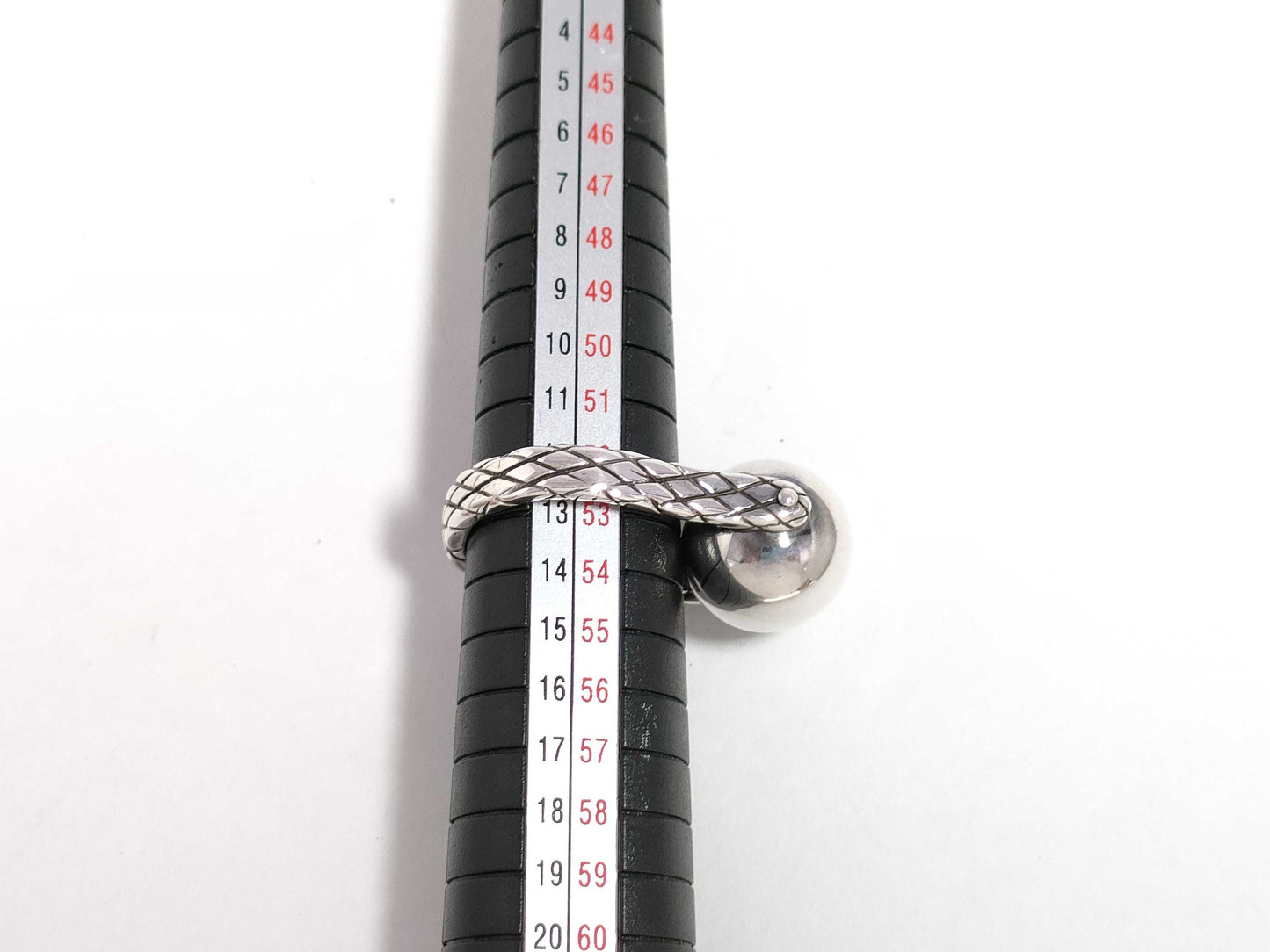BOTTEGA VENETA Intrecciato Ring, Ball 925 Ring