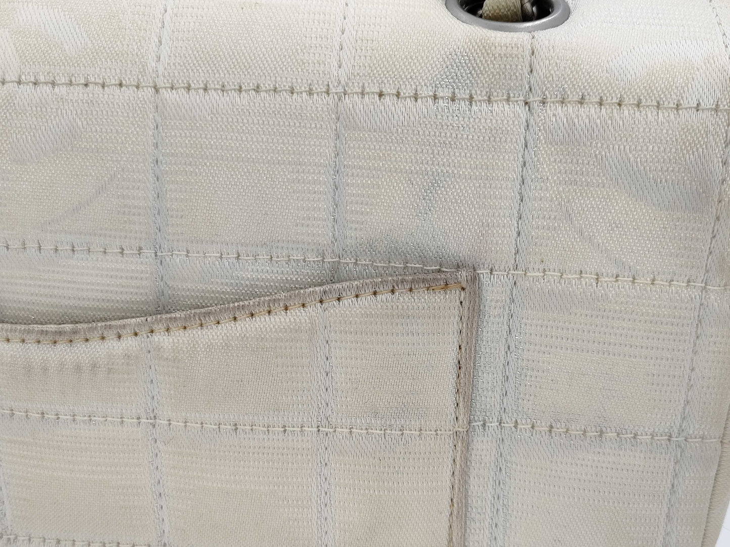 CHANEL New Travel Line Chain Silver Shoulder Bag