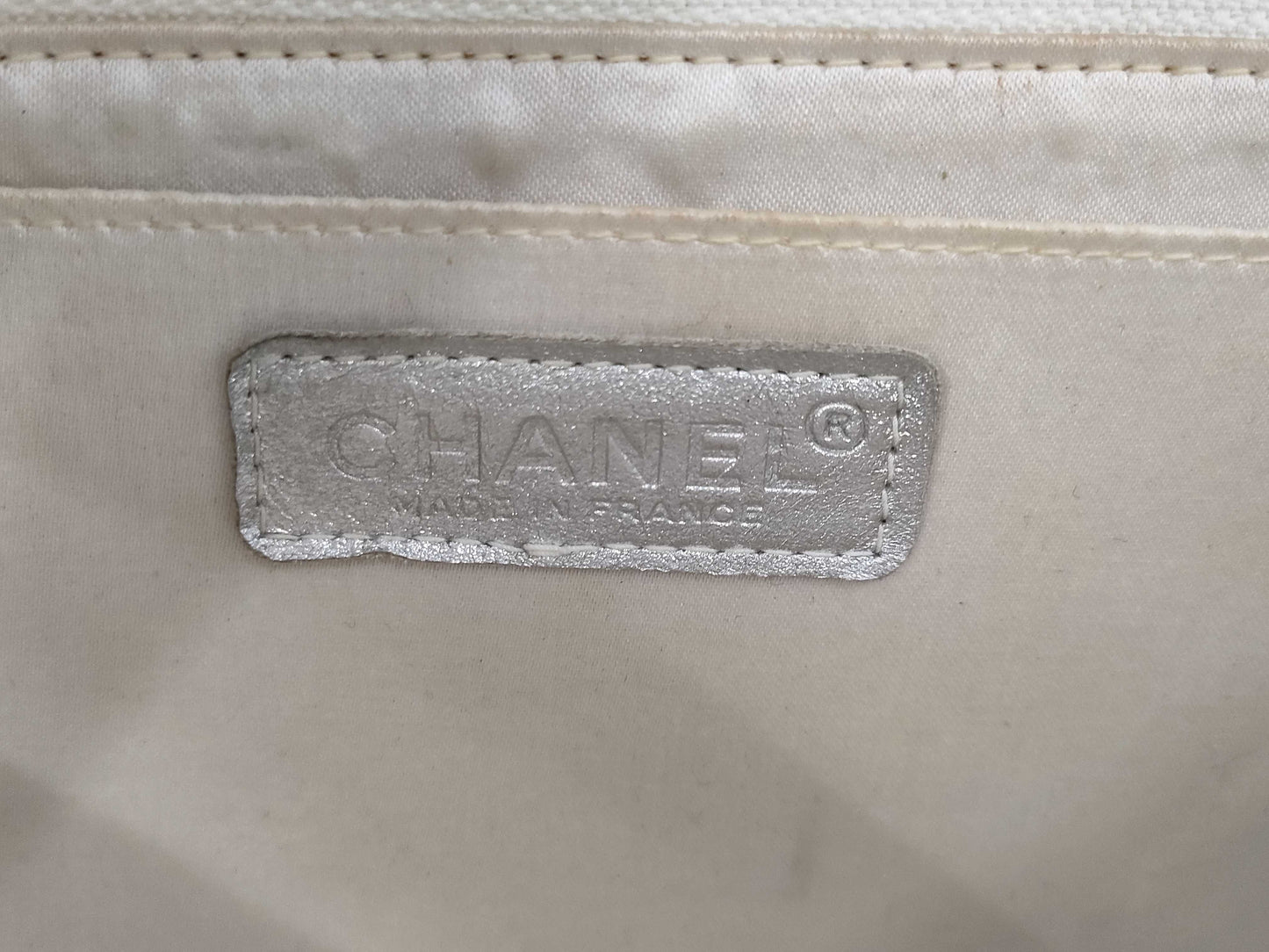 CHANEL New Travel Line Chain Silver Shoulder Bag