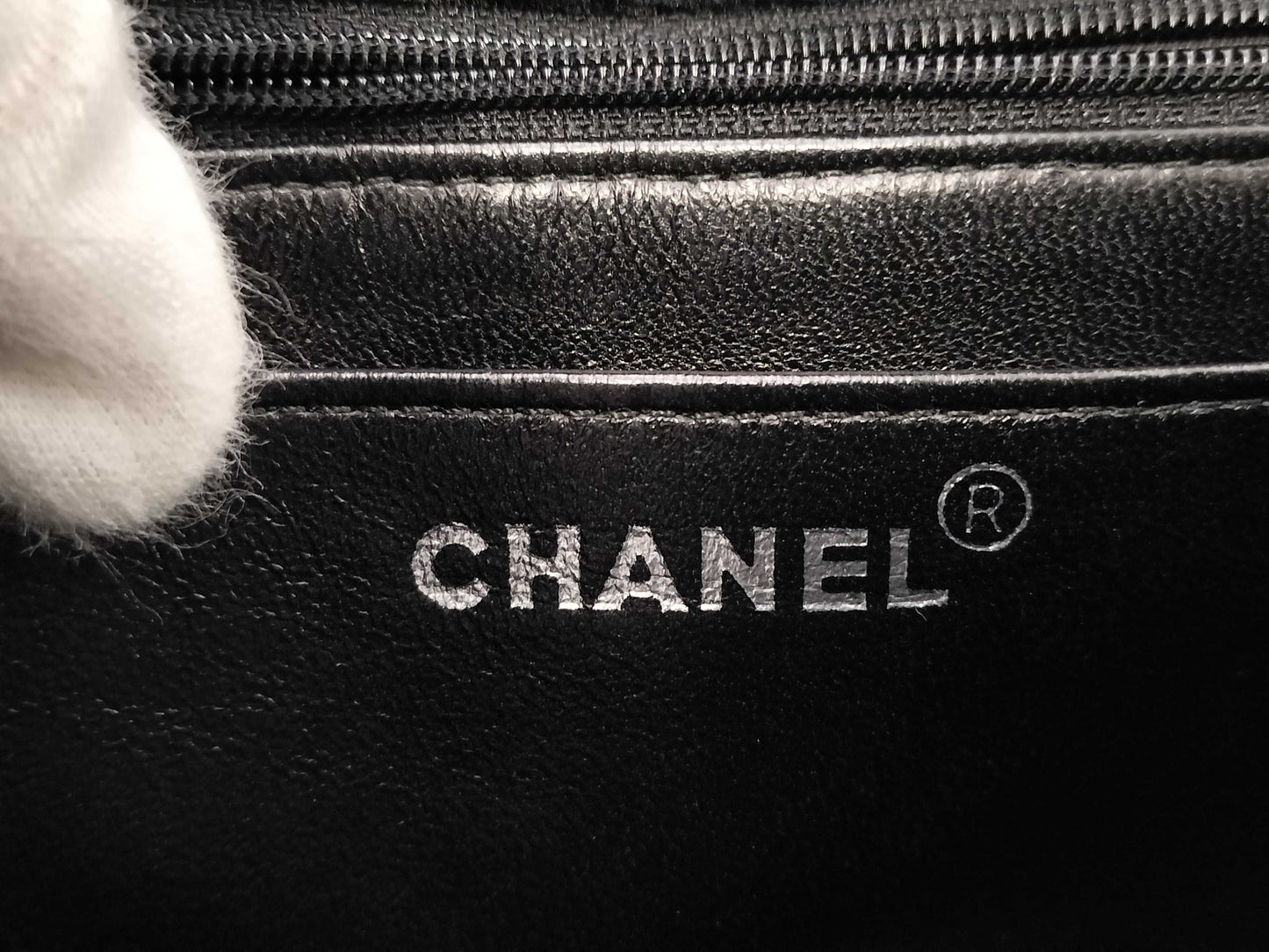 CHANEL Matelasse Velour Black with Silver Hardware, No. 4 Handbag