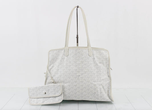GOYARD Goyard Ardi PM White Tote Bag