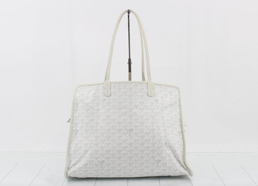 GOYARD Goyard Ardi PM White Tote Bag