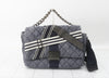 CHANEL Matelasse Denim Blue with Silver Hardware, 2-Way Handbag, No. 22, Shoulder Bag