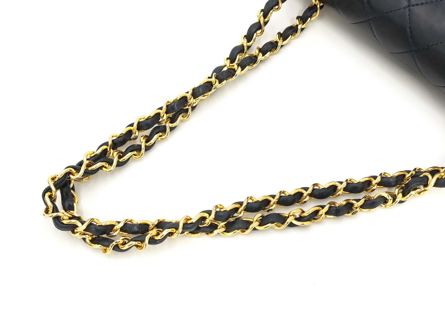CHANEL Matelasse 23 Lambskin Double Flap Chain Shoulder Bag with Seal