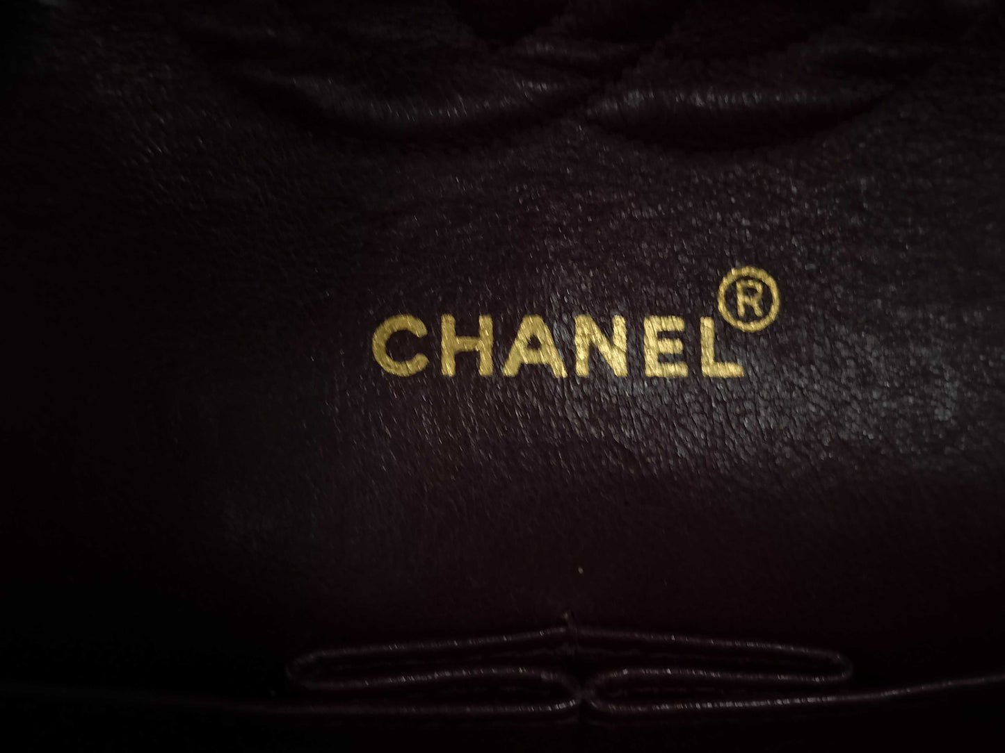 CHANEL Matelasse 25 Coco Mark Double Flap Chain Shoulder Bag with Sticker and Card