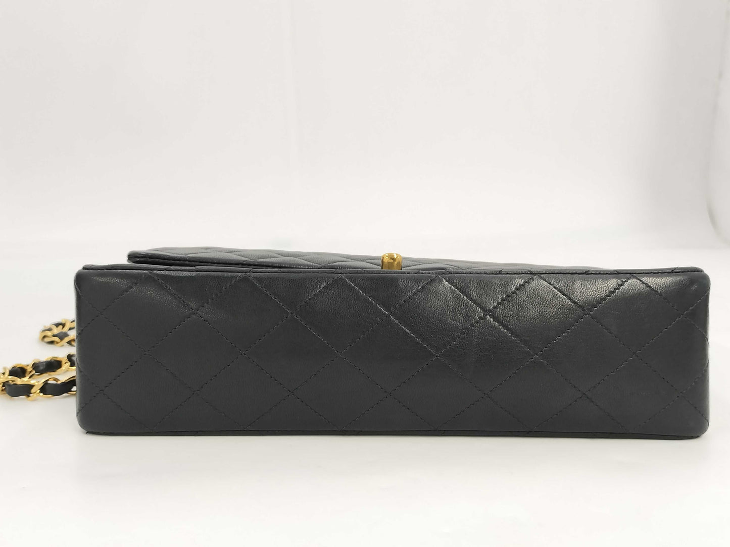 CHANEL Matelasse 25 Coco Mark Double Flap Chain Shoulder Bag with Sticker and Card