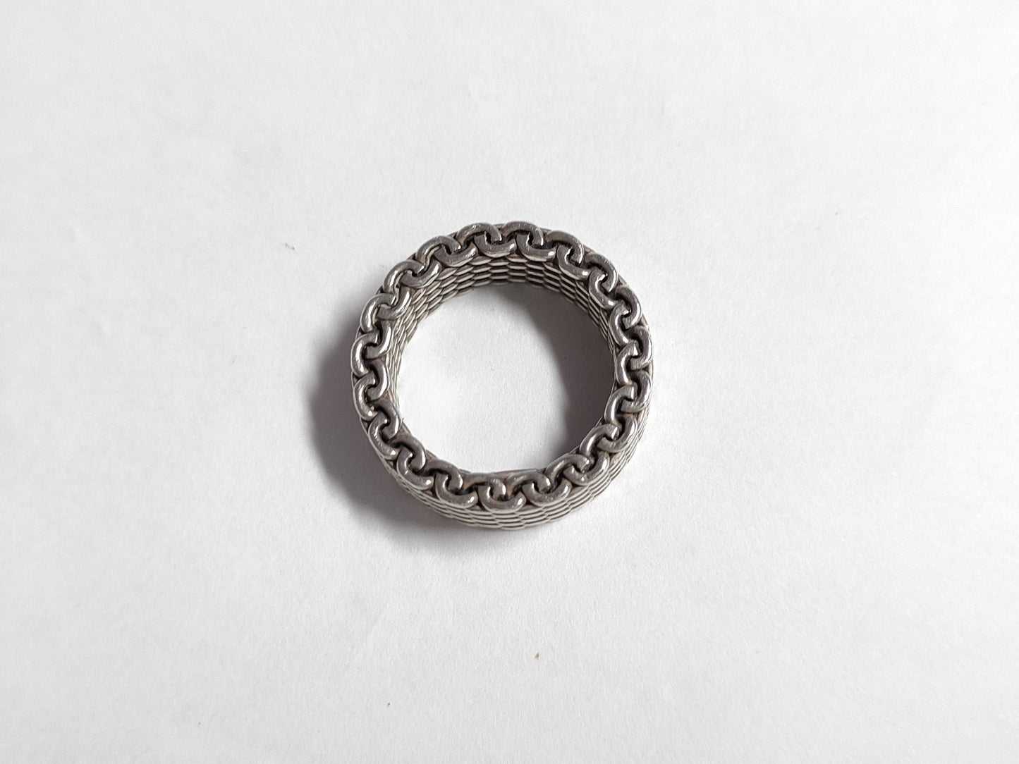 Tiffany & Co. Tiffany Somerset Narrow Mesh Ring, Size 9