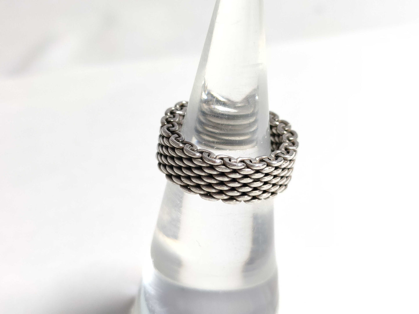 Tiffany & Co. Tiffany Somerset Narrow Mesh Ring, Size 9