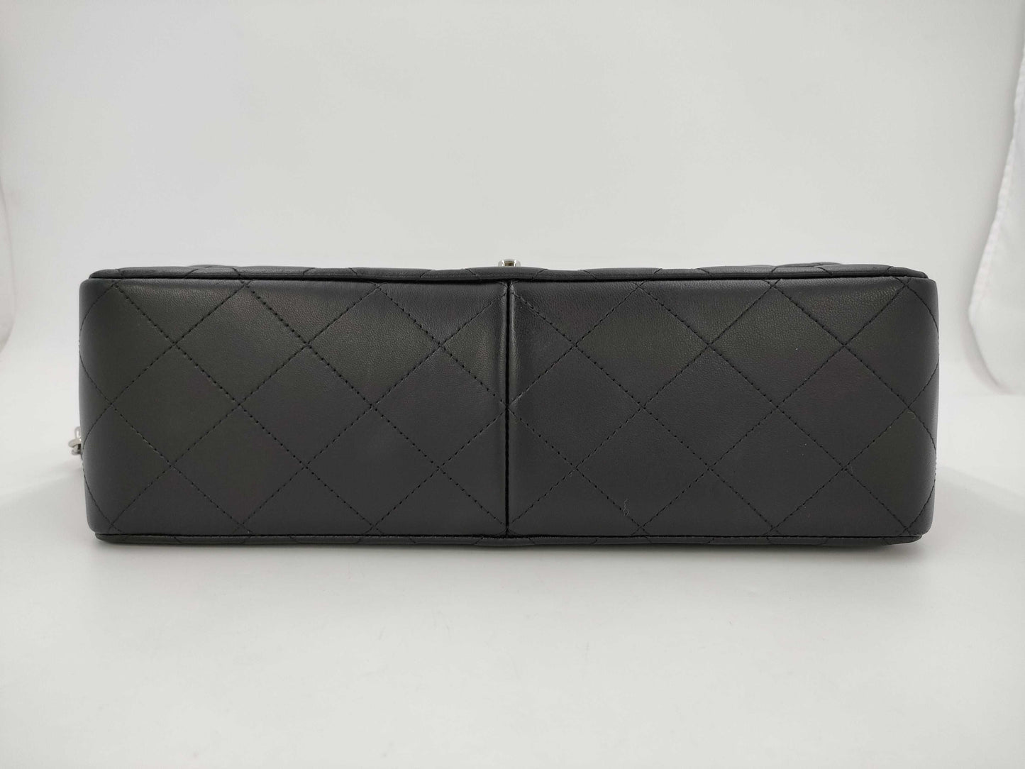 CHANEL CHANEL Matelasse Classic Large Lambskin Shoulder Bag with Silver Hardware A58600