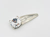 Miu Miu Bijou Rhinestone Crystal Hairpin Silver Hair Accessory