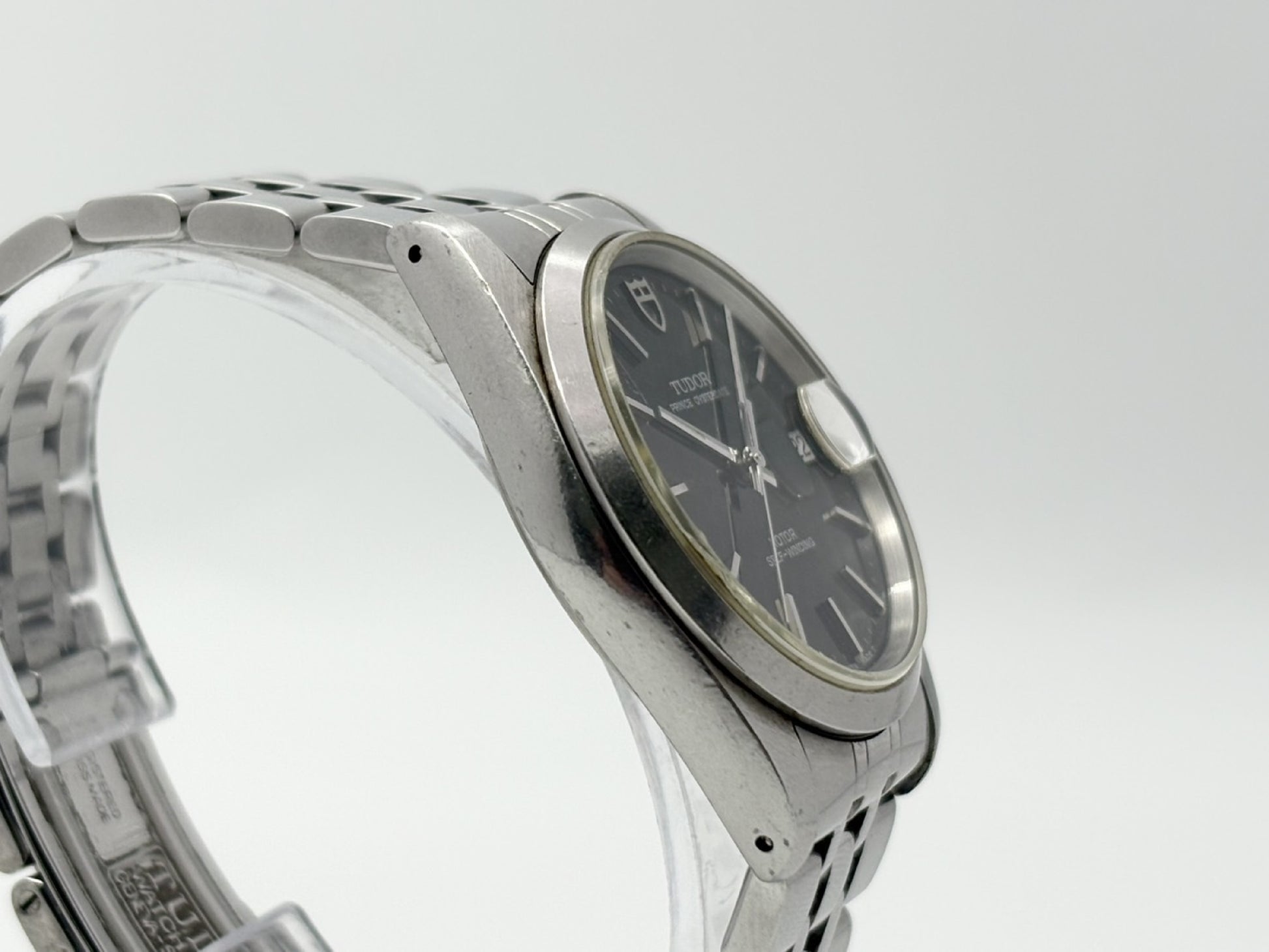 TUDOR Prince Date 74000N B709841 Black Dial Automatic Men's Watch