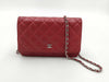 CHANEL CHANEL Lambskin Matelasse Chain Wallet No. 14 Shoulder Bag