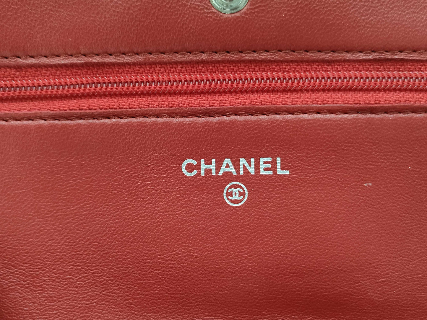 CHANEL CHANEL Lambskin Matelasse Chain Wallet No. 14 Shoulder Bag